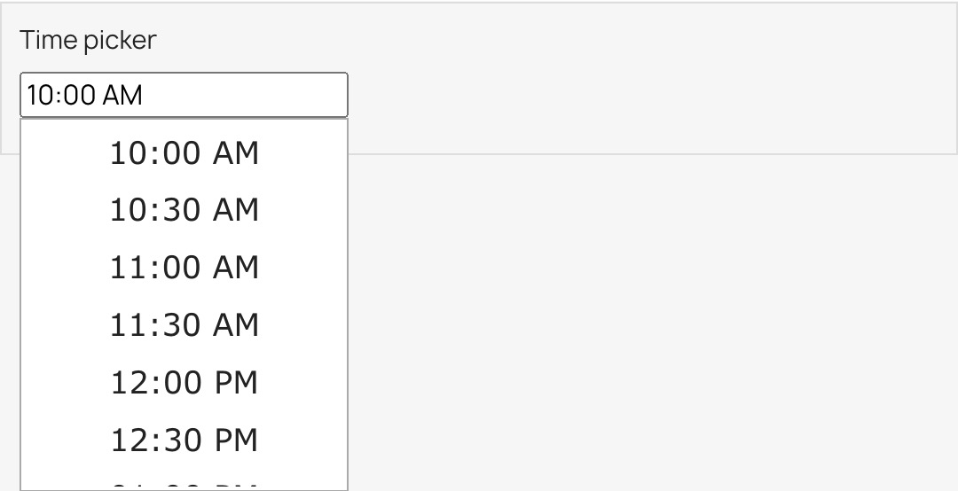 time-picker